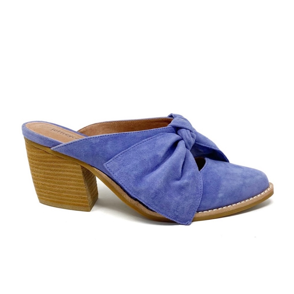 Jeffrey Campbell | Cyrus Bow Suede Mules Size 7
